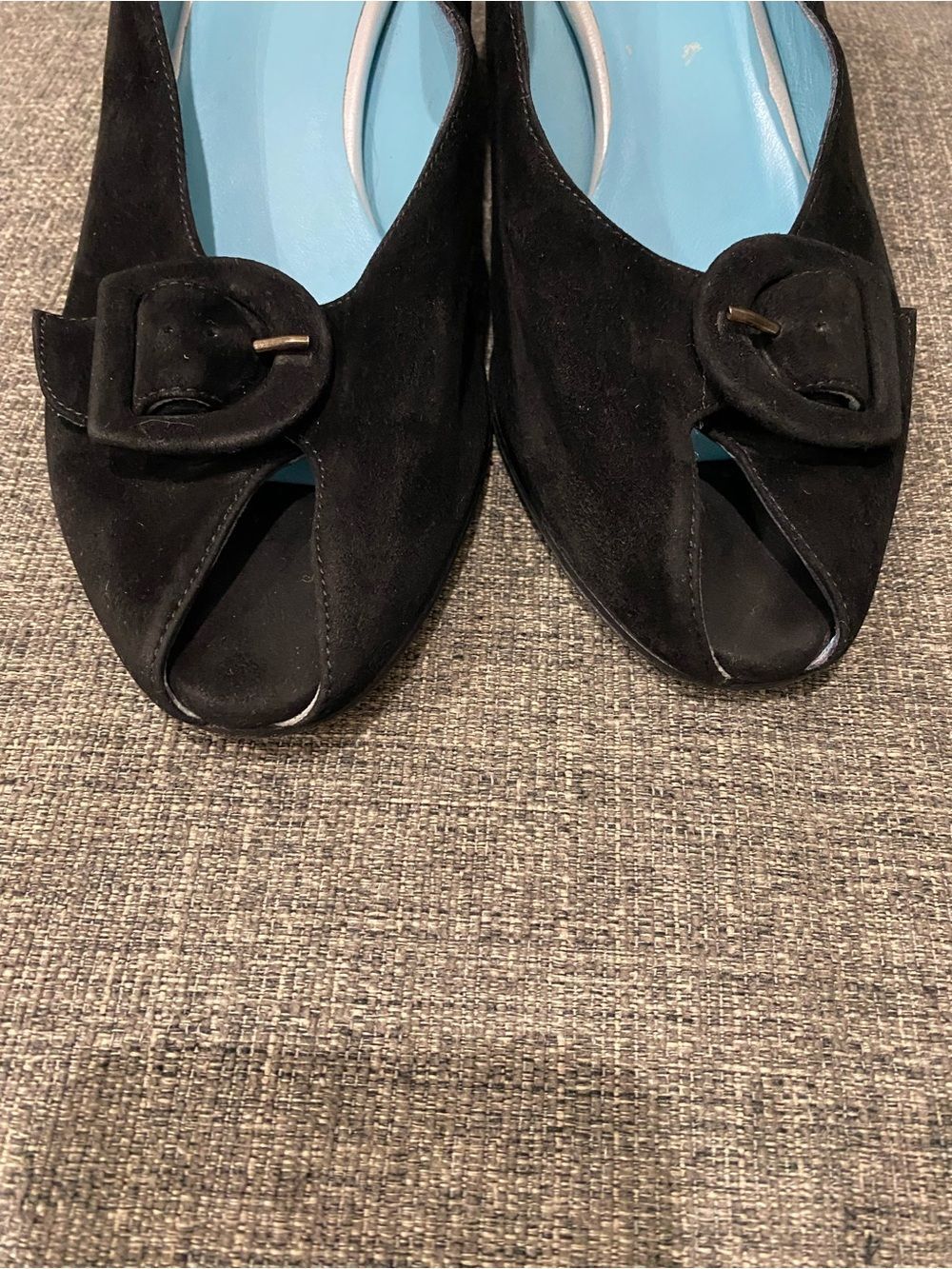 Thierry Rabotin Beep Toe Buckle Heels Women’s Size 37 - Picture 3 of 9